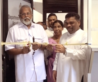 A new office complex of the quality control section of local fisheries products was declared open at Katunayake Bandaranayake International Airport premises, for the convenience of Local fisheries products exporters.
