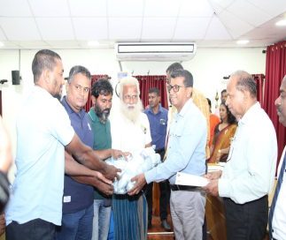 Fishing gear and fish crates worth Rs. 8.6 million were distributed to strengthen the fisheries sector in the Southern Province