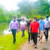 Current Minister - State Minister Kanchana Wijesekera inspects the Udawalawe Aquaculture Breeding Center